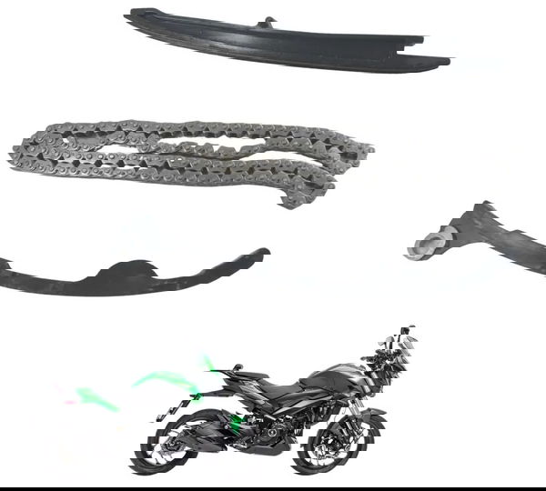 Kit Guia Tensor Corrente Comando Bajaj Dominar 400 23-25