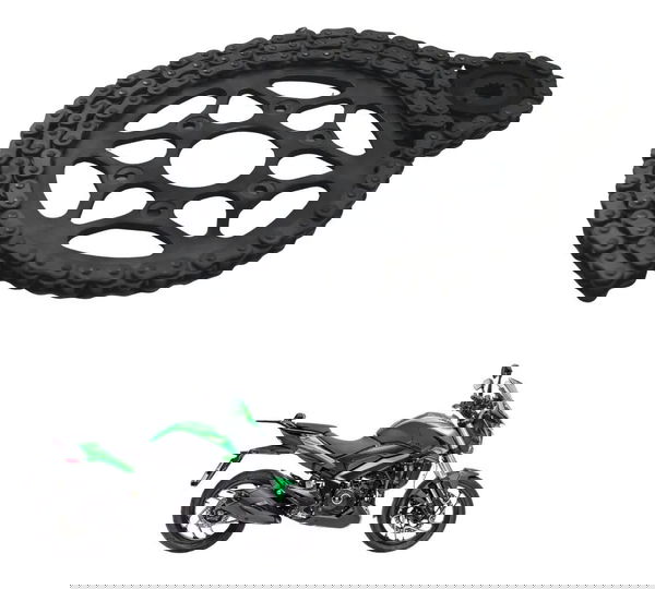 Kit Relação Bajaj Dominar 400 23-25 Original Preto