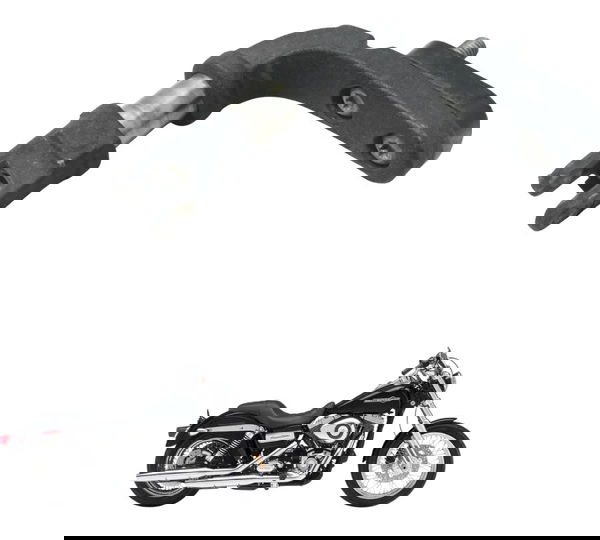 Suporte Pedaleira Traseira Esquerda Harley Dyna 08-11 Origin Preto