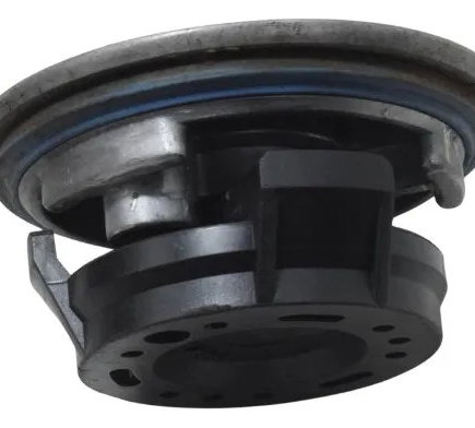Tampa Tanque Harley Dyna 08-11 Original Prateado