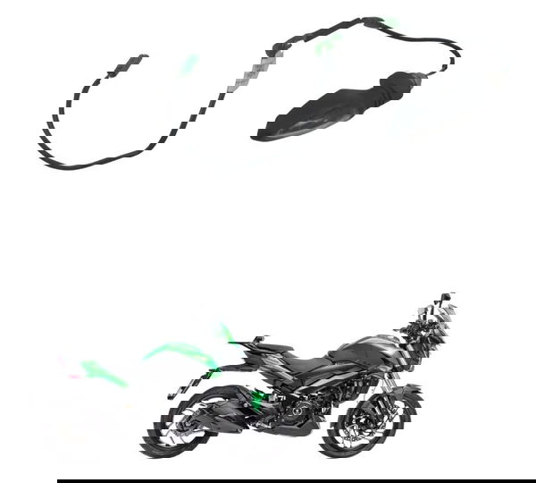 Pisca Traseiro Esquerdo Bajaj Dominar 400 23-25 Original Esquerdo Preto