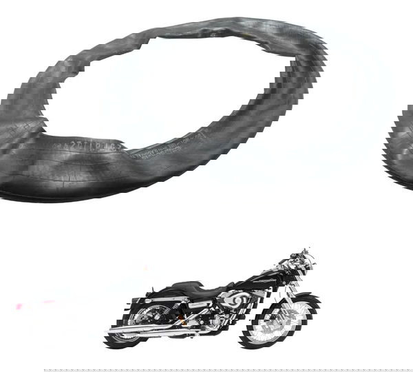 Camara Dunlop 100/90-19 Preto