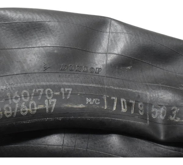 Camara Ar Dunlop 160/70-17 Preto