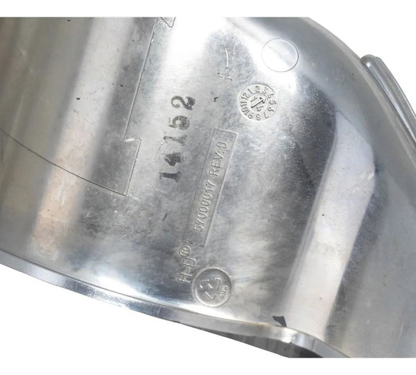 Acabamento Carenagem Inf Harley Electra Glide Limited 14-17 Prateado
