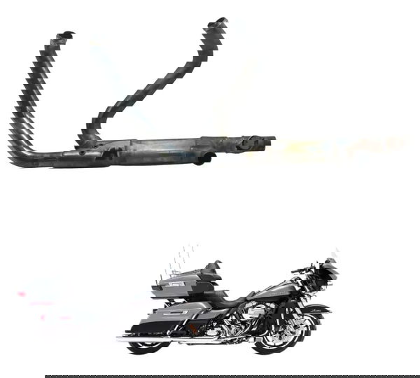 Curva Escape C/ Avaria Harley Electra Glide Limited 14-17