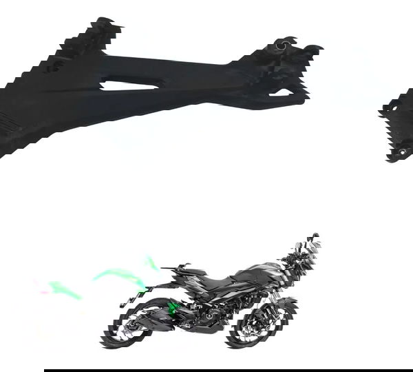 Suporte Pedaleira Direita Bajaj Dominar 400 23-25 Original Preto