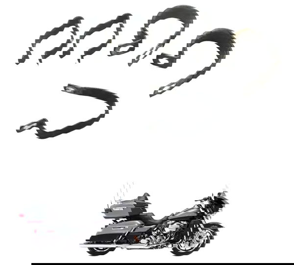 Kit Suporte Guia Cabos Harley Electra Glide Limited 14-17