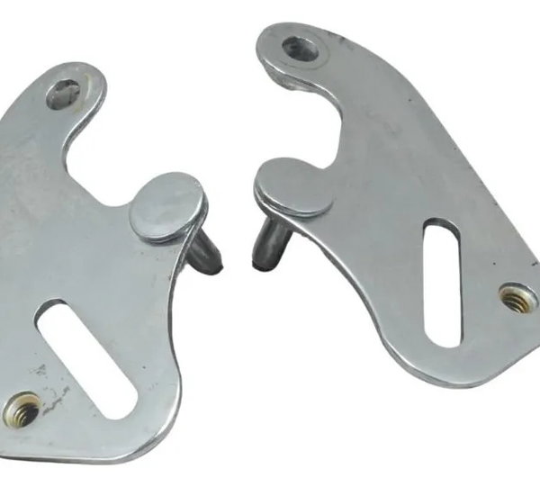 Par Suporte Cinta Banco Harley Electra Glide Limited 14-17 Prateado