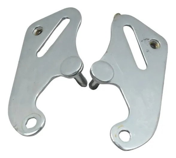 Par Suporte Cinta Banco Harley Electra Glide Limited 14-17 Prateado