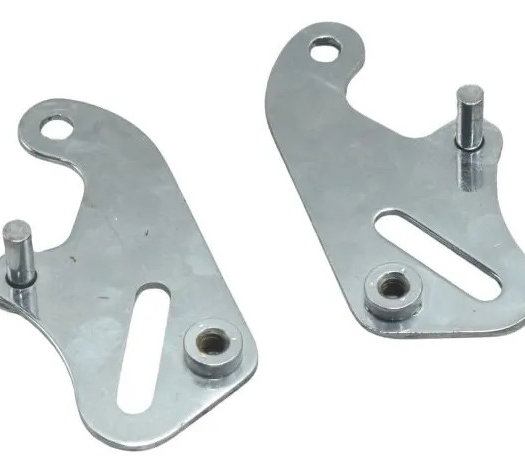 Par Suporte Cinta Banco Harley Electra Glide Limited 14-17 Prateado