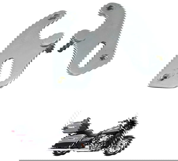 Par Suporte Cinta Banco Harley Electra Glide Limited 14-17 Prateado