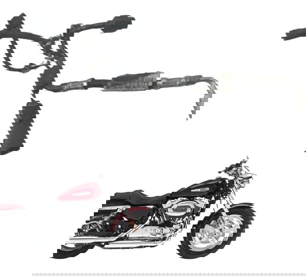 Flexível Freio Traseiro A Harley Xl 1200 Cb 14-16 Original