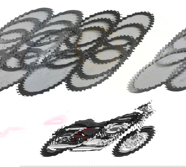 Jogo Discos Separador Embreagem Harley Xl 1200 Cb 14-16 Orig