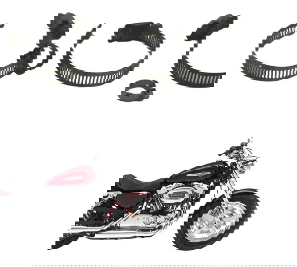 Kit Abraçadeiras Harley Xl 1200 Cb 14-16 Original