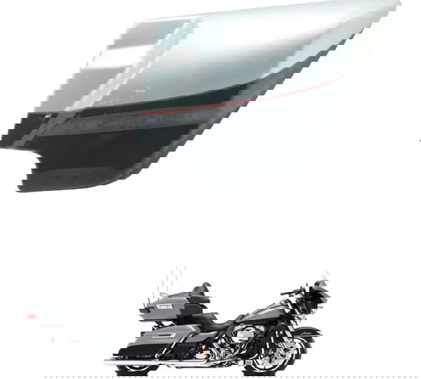 Tampa Carenagem Lat Dir Harley Electra Glide Limited 14-17 Prateado