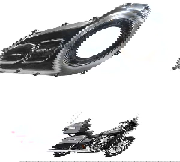 Tampa Primaria C/ Detalhe Harley Electra Glide Limited 14-17 Prateado