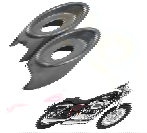 Par Acabamento Amortecedor Harley Xl 1200 Cb 14-16 Original