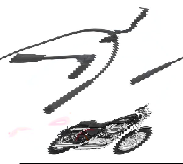 Par Cabo Vela Harley Xl 1200 Cb 14-16 Original Preto