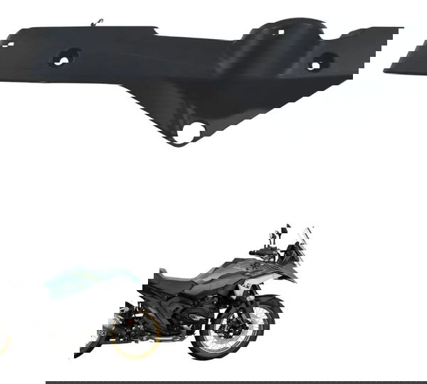 Acabamento Suporte Bagageiro Esq Bmw R 1300 Gs 24-26 Origi Preto