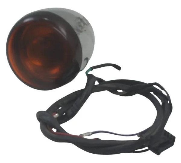 Pisca Traseiro C/detalhes S/plug Harley Xl 1200 Cb 14-16 Laranja