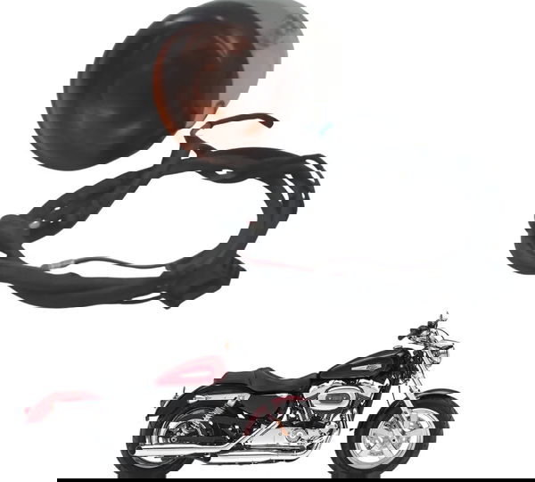 Pisca Traseiro C/detalhes S/plug Harley Xl 1200 Cb 14-16 Laranja