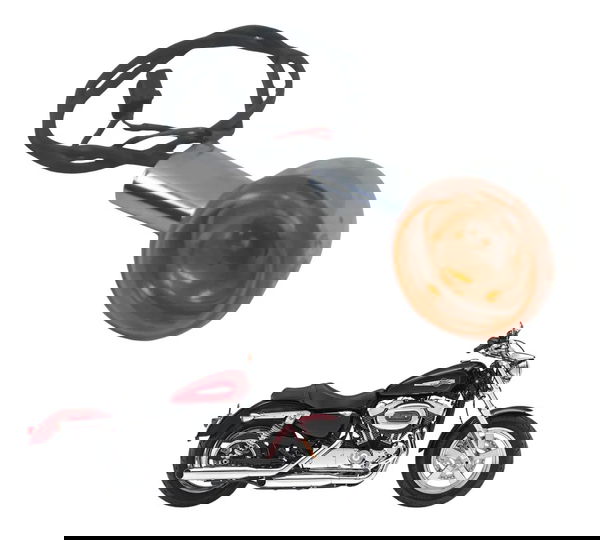 Pisca Traseiro Harley Xl 1200 Cb 14-16 Original Laranja