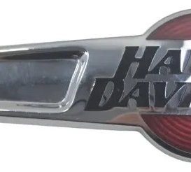 Par Emblema Tanque Harley Xl 1200 Cb 14-16 Original Prateado