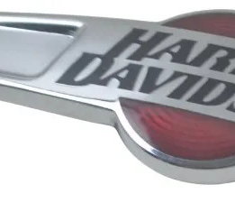 Par Emblema Tanque Harley Xl 1200 Cb 14-16 Original Prateado