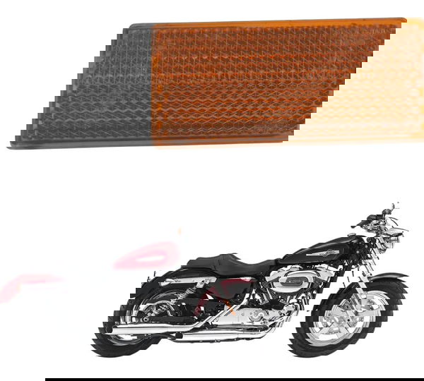 Refletor Olho De Gato Harley Xl 1200 Cb 14-16 Original