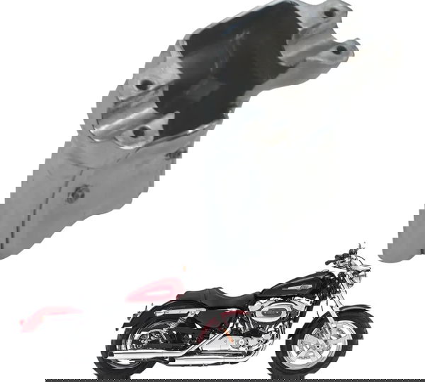 Riser Guidão Harley Xl 1200 Cb 14-16 Original Cinza