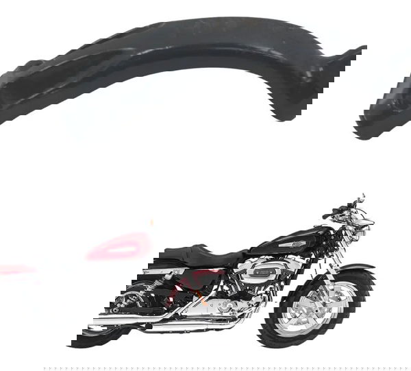 Suporte Pedaleira Dianteira Esq Harley Xl 1200 Cb 14-16 Orig Preto