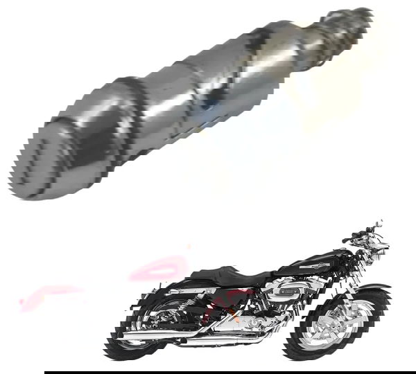 Trava Banco S/chave Harley Xl 1200 Cb 14-16 Original Cinza