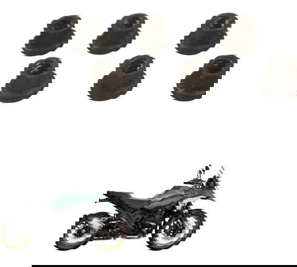 Kit Porca Escape Bmw R 1300 Gs 24-26 Original