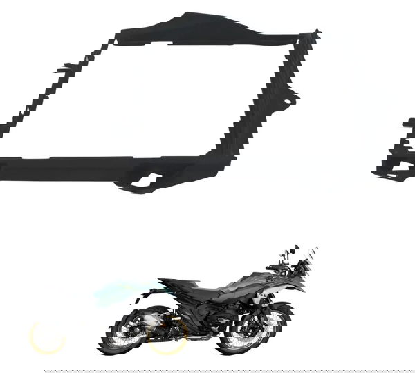 Moldura Radiador Direito Bmw R 1300 Gs 24-26 Original Preto