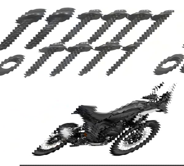 Kit Parafuso Suporte Placa Bmw R 1300 Gs Triple Black 24-26