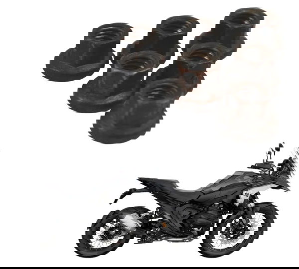 Kit Porca Escape Bmw R 1300 Gs Triple Black 24-26 Original