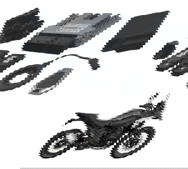 Kit Chave Módulo Code Bmw R 1300 Gs Triple Black 24-26 Origi