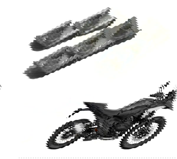 Kit Presilhas Carenagem Bmw R 1300 Gs Triple Black 24-26