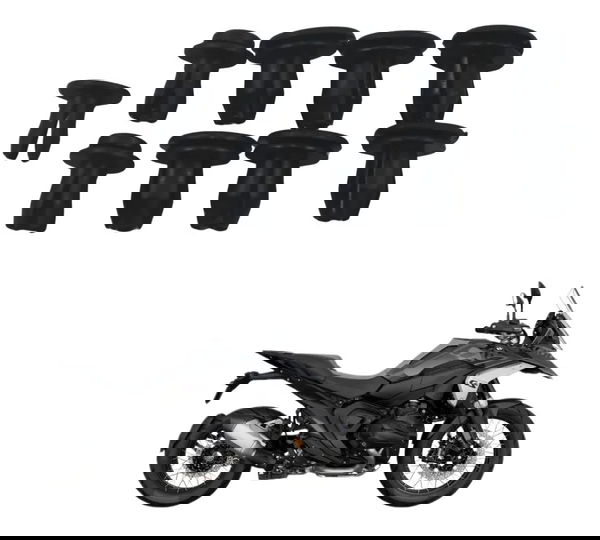 Kit Presilhas Carenagem Bmw R 1300 Gs Triple Black 24-26