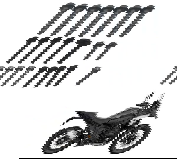 Kit Parafusos Soberbos Bmw R 1300 Gs Triple Black 24-26 Orig