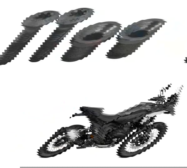 Par Parafuso Cavalete Bmw R 1300 Gs Triple Black 24-26 Origi