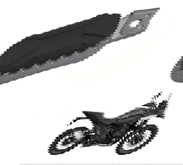 Pedaleira Traseira Dir Bmw R 1300 Gs Triple Black 24-26 Orig