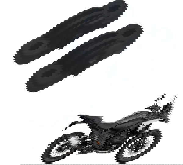 Par Acabamento Bmw R 1300 Gs Triple Black 24-26 Original