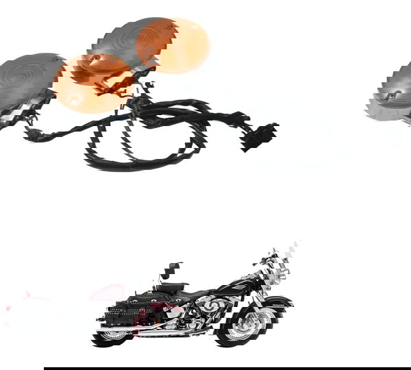 Par Pisca Diant C/ Ava Harley Softail Heritage Classic 11-15