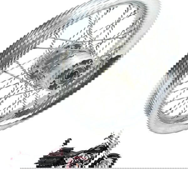 Roda Traseira Harley Softail Heritage Classic 11-15 Original Prateado