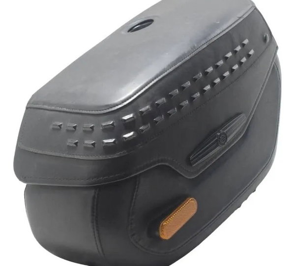 Alforge Direito C/ Detalh Harley Softail Heritage 18-24 Orig Preto