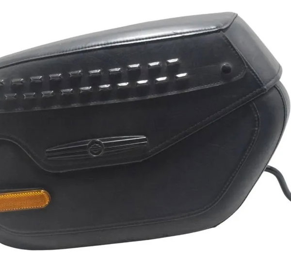 Alforge Direito C/ Detalh Harley Softail Heritage 18-24 Orig Preto
