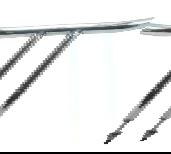 Guidão Customização Paralelo Harley Dyna Super Glide 09-16 Prateado