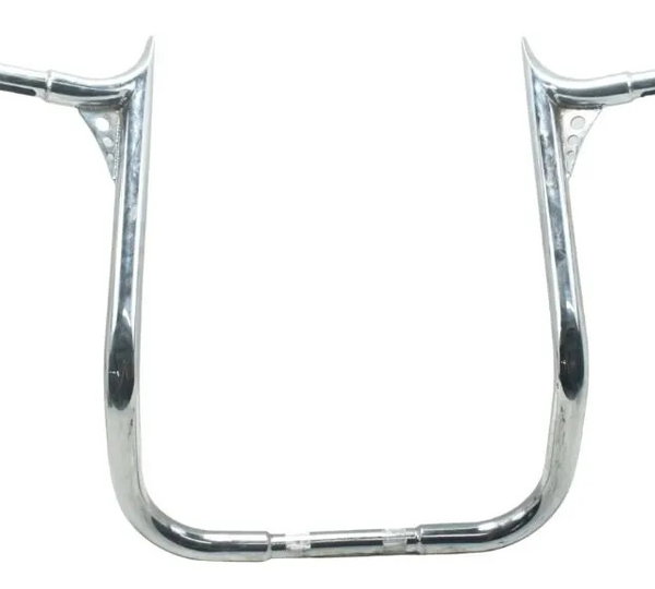 Guidão El Diablo Harley Touring Electra Glide 08-23 Prateado
