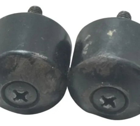 Par Peso Guidão C/ Detalhes Honda Cg 160 Titan 16-24 Origina Preto